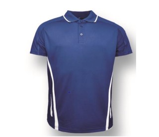 Unisex Adults Elite Sports Polo:Royal/White